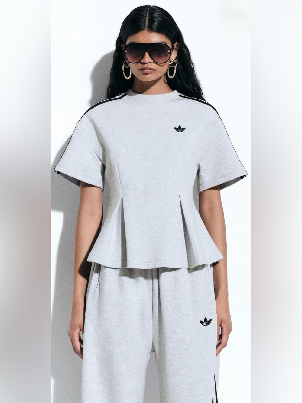 NWT adidas Originals × ASOS t-shirt with waist detail, Collection 04 SOLD OUT - Picture 2 of 7